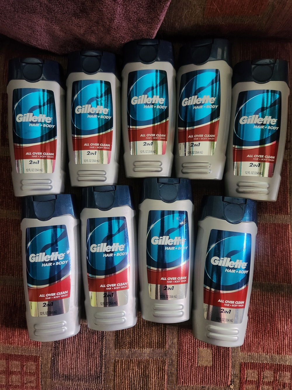 All Over Clean 2-in-1 Hair & Body Wash - Blue/Red